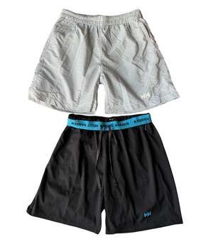 HELLY HANSEN Carlshot Quick Dry Swim Trunk & gym shorts bundle of 2 size Large